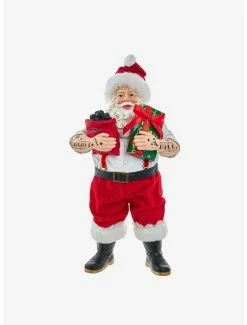 Discount 🔔 Kurt Adler Fabriche Santa with Tattoos Figure ⭐