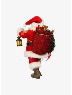 Best reviews of ⭐ Kurt Adler Fabriche Santa with Wreath and Lantern Figure 🥰 -Furniture Outlet Store 20120111 av2