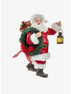 Best reviews of ⭐ Kurt Adler Fabriche Santa with Wreath and Lantern Figure 🥰