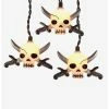 Discount ✨ Kurt Adler Skull with Silver Sword Light Set 🧨