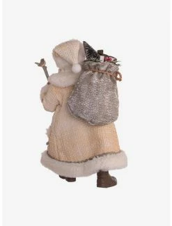 Hot Sale 🎉 Kurt Adler Fabriche Snowy Woods Santa Figure ✨ -Furniture Outlet Store 20120121 av3