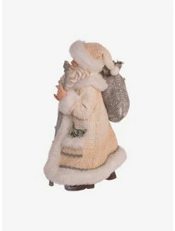 Hot Sale 🎉 Kurt Adler Fabriche Snowy Woods Santa Figure ✨ -Furniture Outlet Store 20120121 av4