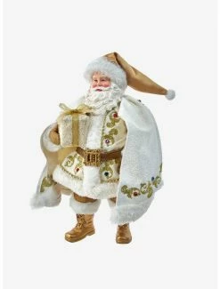 Top 10 โจ Kurt Adler Fabriche White and Gold Santa Figure ๐