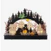 New 💯 Kurt Adler LED Wooden 🦇 Halloween Village House ❤️