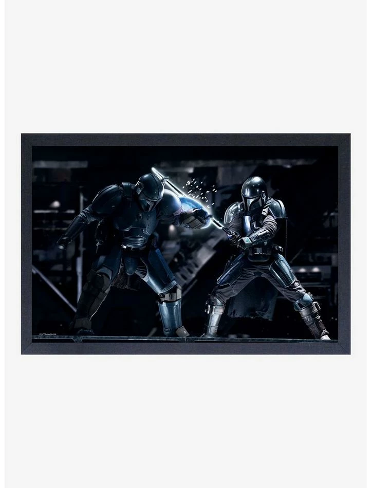 Promo ๐ Star Wars Boba Fett Dark Saber Battle Framed Wood Wall Art ๐งจ 1 Promo ๐ Star Wars Boba Fett Dark Saber Battle Framed Wood Wall Art ๐งจ