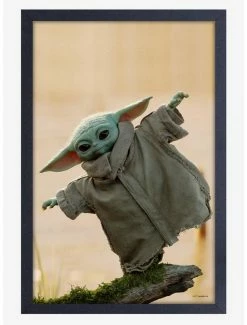 Best reviews of ✨ Star Wars Boba Fett Grogu Balance Framed Wood Wall Art 🥰