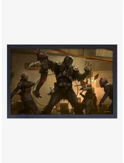 Best Pirce 😀 Star Wars Boba Fett Krrsantan Bar Framed Wood Wall Art ✨