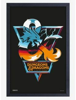 Coupon 🧨 Dungeons & Dragons Life Of Danger Framed Wood Wall Art 😍
