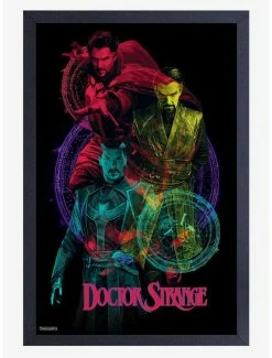 Discount 👍 Marvel Doctor Strange 2 Multiverse Of Madness Stranges Framed Wood Wall Art ⌛