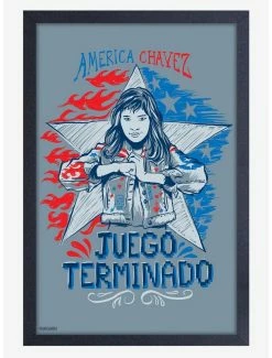 Cheapest ✔️ Dr. Strange 2 Multiverse Of Madness Juego Framed Wood Wall Art 🤩