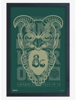Discount 😉 Dungeons & Dragons Levels Framed Wood Wall Art ✨
