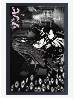 Flash Sale 😀 Zombie Makeout Club They'Re ⌚ Watching Framed Wood Wall Art 😉