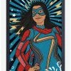 Hot Sale 🥰 Marvel Miss Marvel Kamala Framed Wood Wall Art 🔥