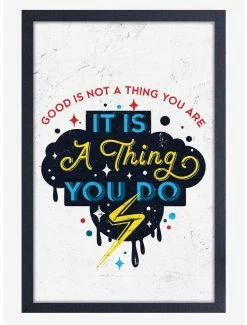 Cheapest 👍 Marvel Miss Marvel Quote Framed Wood Wall Art 🌟