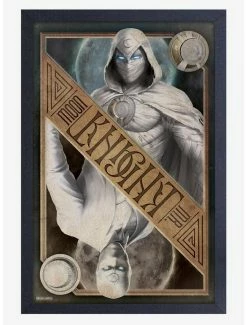 Discount 💯 Marvel Moon Knight Flipped Framed Wood Wall Art 😉