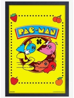 Hot Sale 🧨 Pac-Man Ghost Swallow Framed Wood Wall Art 🌟