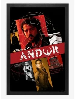 Wholesale ⭐ Star Wars Andor Grid Framed Wood Wall Art 👍