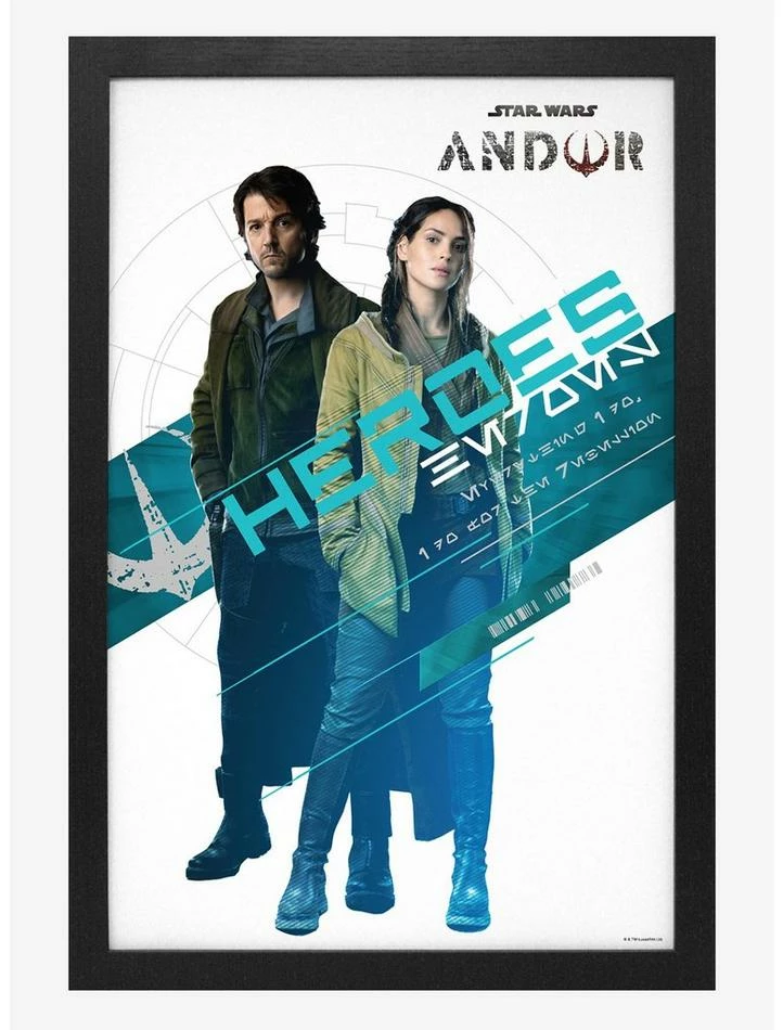 Discount ๐ Star Wars Andor Heroes Framed Wood Wall Art ๐ 1 Discount ๐ Star Wars Andor Heroes Framed Wood Wall Art ๐
