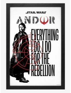 Hot Sale 🎉 Star Wars Andor I Do Framed Wood Wall Art 🔥
