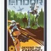 Cheapest 💯 Star Wars Endor Framed Wood Wall Art 😀