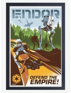 Cheapest 💯 Star Wars Endor Framed Wood Wall Art 😀