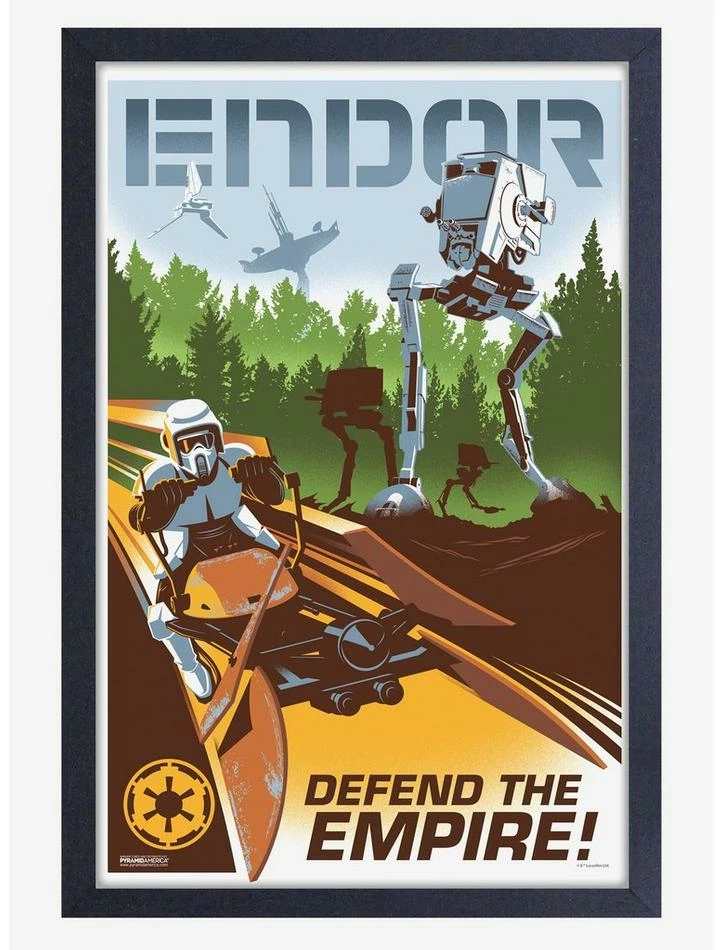 Cheapest 💯 Star Wars Endor Framed Wood Wall Art 😀 1 Cheapest 💯 Star Wars Endor Framed Wood Wall Art 😀