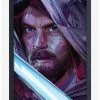 Cheapest 🔥 Star Wars Obi-Wan Brushed Framed Wood Wall Art 🧨