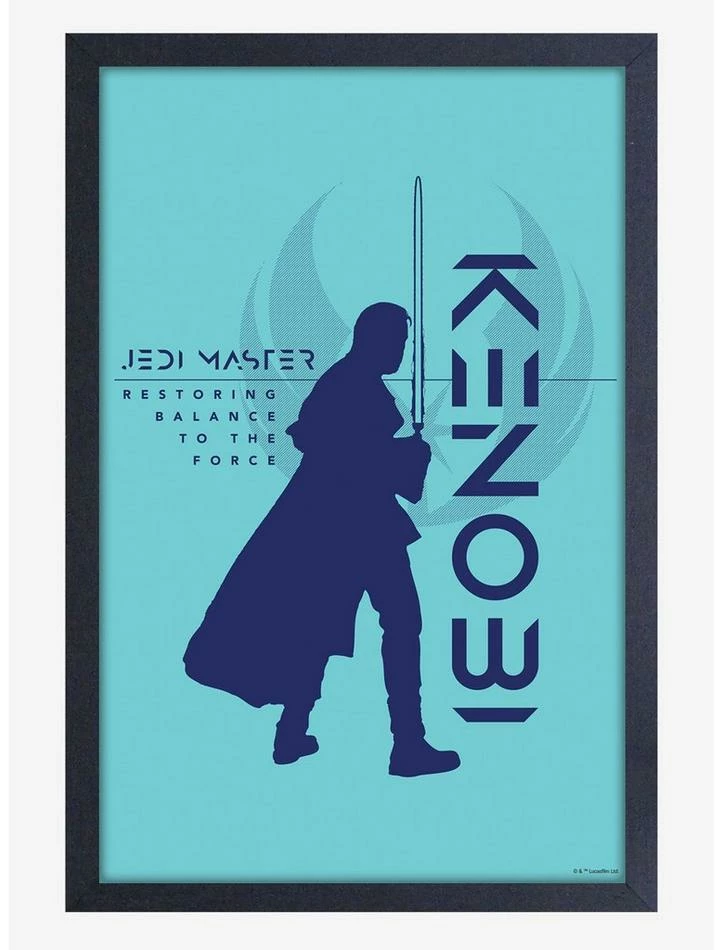Flash Sale ⌛ Star Wars Obi-Wan Jedi Master Framed Wood Wall Art 😉 1 Flash Sale ⌛ Star Wars Obi-Wan Jedi Master Framed Wood Wall Art 😉
