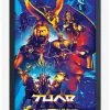 Cheapest 🔥 Marvel Thor Love And Thunder Cosmic Framed Wood Wall Art 💯