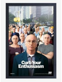 Coupon 🔥 Curb Your Enthusiasm New York Framed Wood Wall Art 🧨