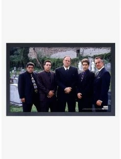 Deals 💯 The Sopranos Group Framed Wood Wall Art 😍