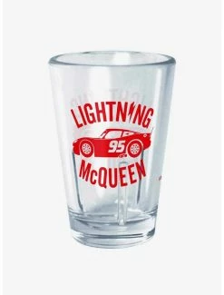 Cheapest ⌛ Disney Pixar Cars Race Ready Lightning McQueen Mini Glass 🛒