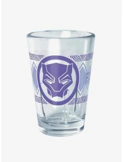 Best deal 🔥 Marvel Black Panther King T'Challa Emblem Mini Glass 😍