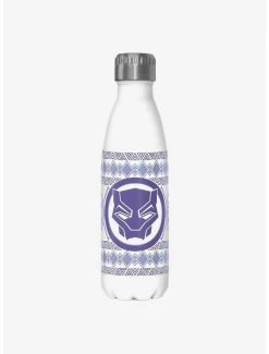 Flash Sale ⭐ Marvel Black Panther King T'Challa Emblem Water Bottle ❤️