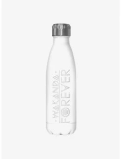 Cheap 🌟 Marvel Black Panther Wakanda Forever Logo Water Bottle 🛒