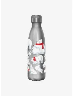 Best Sale 🔔 Coke Coca-Cola Friendly Polar Bears Water Bottle 🎉