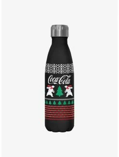 Deals 😀 Coke Coca-Cola Polar Bear 🎁 Christmas Water Bottle ✨