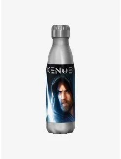 Cheapest 🤩 Star Wars Kenobi Hood & Saber Water Bottle 🔔