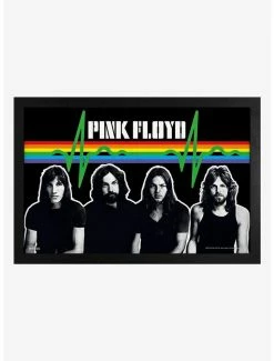 Wholesale ⭐ Pink Floyd Group Heartbeat Framed Wood Wall Art 🧨