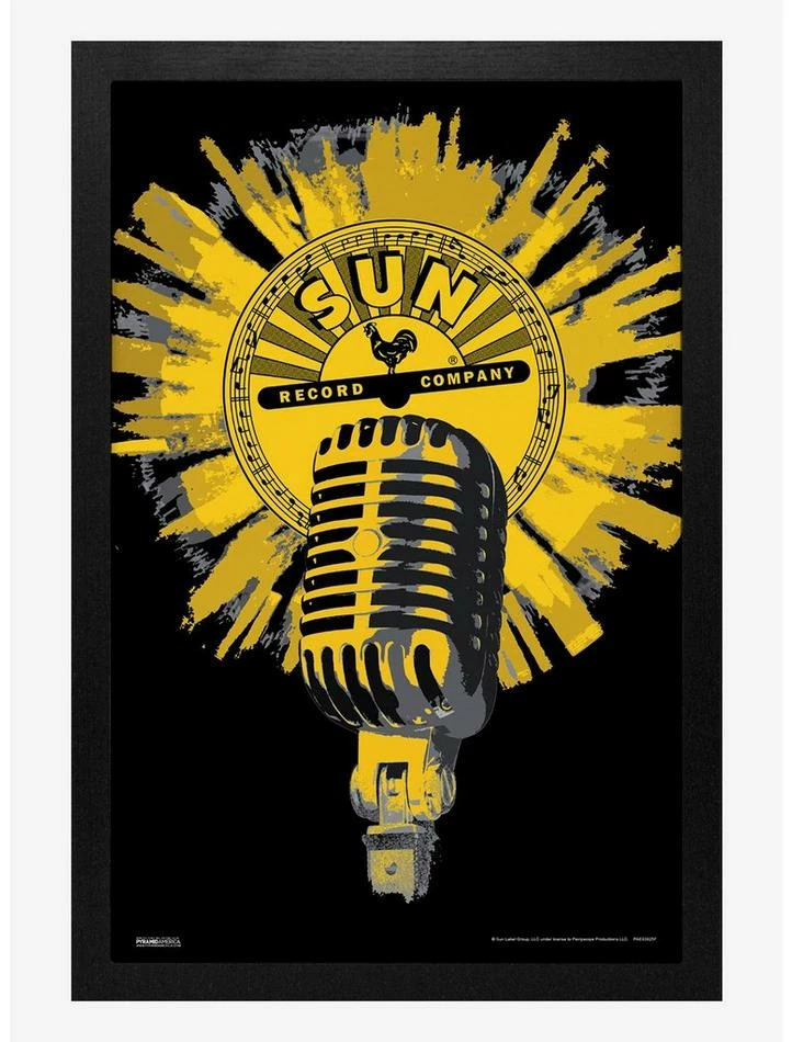 New ๐ Sun Records Microphone Framed Wood Wall Art ๐งจ 1 New ๐ Sun Records Microphone Framed Wood Wall Art ๐งจ