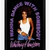 Best deal ❤️ Whitney Houston Dance With Somebody Framed Wood Wall Art 🌟