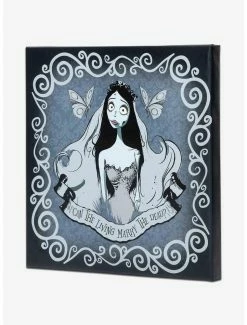 Buy 👍 Corpse Bride "Can the Living Marry the Dead?" Canvas Wall Decor 😉 -Furniture Outlet Store 20171295 av1