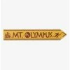 Discount 😉 Disney Hercules Mt. Olympus Arrow Wood Wall Sign 🔥