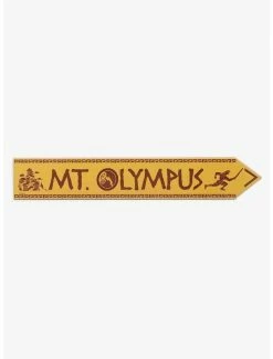 Discount 😉 Disney Hercules Mt. Olympus Arrow Wood Wall Sign 🔥