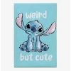 Discount 🤩 Disney Lilo & Stitch Weird But Cute Canvas Wall Decor 🎁