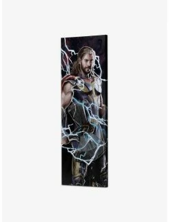 Flash Sale 🌟 Marvel Thor Love and Thunder Lightning Vertical Canvas Wall Decor 🤩 -Furniture Outlet Store 20171333 av1