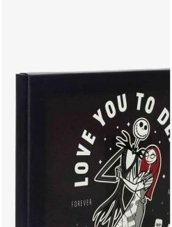 Best deal ⭐ Disney The Nightmare Before 🎁 Christmas Jack & Sally Love You to Death Canvas Wall Decor ⭐ -Furniture Outlet Store 20171341 av3
