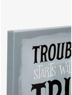 Best deal 😉 Disney The Nightmare Before 🎅 Christmas Trouble Starts with a Trio Canvas Wall Decor 😉 -Furniture Outlet Store 20171349 av3