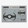 Hot Sale ❤️ Star Wars TIE Fighter Schematic Canvas Wall Decor 👍