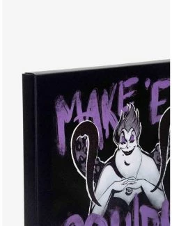 Outlet 🥰 Disney Villains Ursula Make 'Em Squirm Canvas Wall Decor 👏 -Furniture Outlet Store 20171367 av3